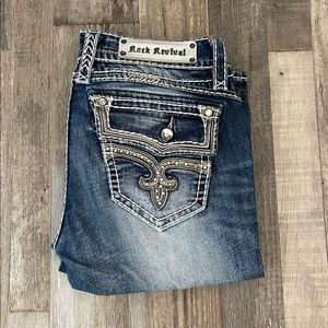 Rock Revival Boot Cut Jeans - waist 28, length 30